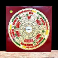 Wanfutang 8 pulgadas 6 pulgadas Hu Yiming elemento de cobre puro tres en uno brújula Feng Shui completa - details 2