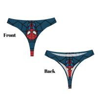 Mujeres personalizadas Kawaii Spider Man colgando boca abajo Tanga Tanga estiramiento Spiderman bragas ropa interior - details 3