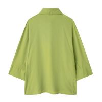 Conjunto de 2 Piezas para Mujer OUWU Pantalones de Pierna Ancha con Bolsillo y Pliegues - details 4