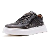 Nuevos zapatos blancos genuinos de alta calidad para hombre, zapatos de cuero de Italia, capa superior, zapatillas con elevador de Color desnudo puro para hombre - details 6