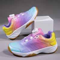 Zapatos de bádminton profesionales ligeros, transpirables, antideslizantes, amortiguadores, rojos, profesionales, zapatos de tenis. - details 21