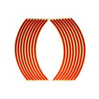Cintas Adhesivas para Rueda Pegatinas Rojas de 18 pulgadas Cinta Reflectante para Decoración de Bicicleta, Motocicleta, Accesorios al Aire Libre Universales - details 5