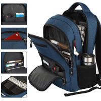 Bolso de hombro para hombre de gran capacidad,Premium Sense,Bolso de hombro de viaje,Negocios,Mochila para portátil,Antirrobo impermeable,Multiusos con puerto de carga - details 15