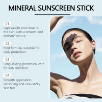Barra solar suave protección UV SPF50+ PA++++ cuidado al aire libre de verano barra de protección solar Mineral hidratante refrescante no grasa - details 3
