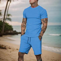 Pantalones cortos deportivos casuales de verano para hombre, talla grande, 2 piezas - details 10