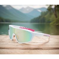 Nuevas gafas de sol deportivas de una pieza con montura grande, gafas de sol coloridas de moda, gafas de ciclismo - details 1