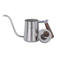 Journey Without Borders - Cafetera de titanio con cuello de cisne, hervidor de agua, villa para acampar al aire libre, tetera, 300 ml - details 3