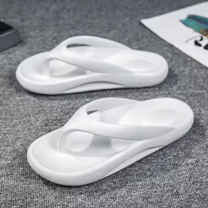 Las chanclas de los hombres de verano usan zapatillas geniales de playa de alta elasticidad para parejas de suela gruesa - 1