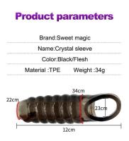 Empaque privado, juguetes sexys con bucle de manga para hombres, anillo para retrasar la eyaculación, condón erótico, consolador para adultos, sin vibrador, Sex Shop - details 22