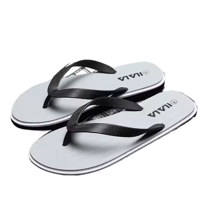 Zapatillas de Playa para Hombres de Corea Transpirables, Suaves, Tendencia de Verano, Diseño Exterior Desgastado - 1