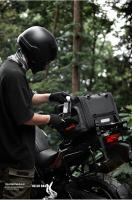 Rhinowalk-bolsa para portaequipajes para motocicleta, impermeable, 19L-80L, ampliable, gran capacidad, para viaje, equipaje trasero, para la mayoría de las motocicletas - details 1