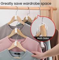 Perchas Conectadoras con Ganchos Organizador de Almacenamiento de Ropa Ahorro de Espacio - details 6
