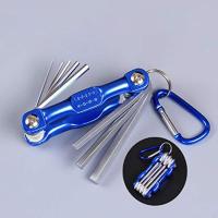 Llave hexagonal plegable portátil con mango de Metal, destornillador, juego de llaves Allen plegables, herramienta de extracción, llave Hexagonal Torx 8 en 1 - details 5
