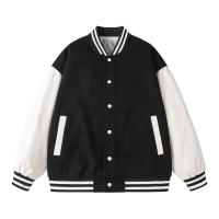 Chaqueta de Béisbol de Moda y Calidad Manga de Cuero con Parche de Sport - details 1