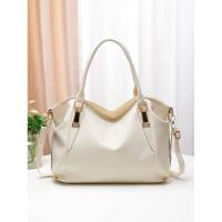 Bolso informal de moda para mujer, bolso de hombro de Color sólido suave de gran capacidad, bolso cruzado, mochila de lujo de alta gama - details 5