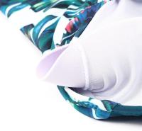 Traje de baño sexy de una pieza con lazo en el cuello y espalda cruzada para mujer - details 29