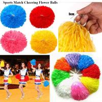 Pompones de animadora de lujo de flores de competición, suministros deportivos de Club, Bola de animación, decoración de fiesta de baile, 1 par, 9 colores - details 5