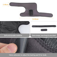 Masajeador de rodilla térmico eléctrico, terapia de calentamiento de articulaciones de piernas, masaje de vibración, Codera, artritis, dolor, fisioterapia, soporte de rodilla - details 8
