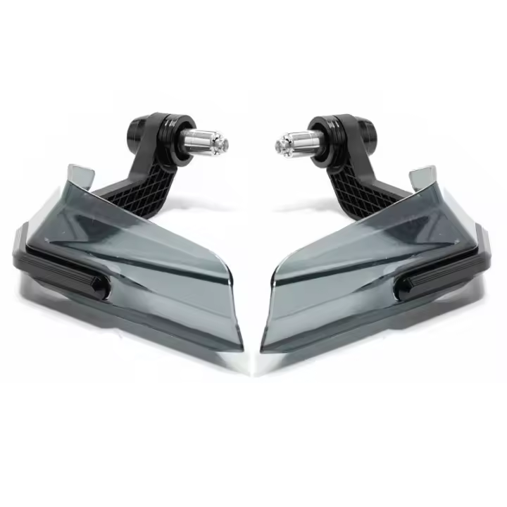 Protector de mano para motocicleta, manillar resistente a impactos de alta resistencia, Deflector de viento para moto, negro - 1