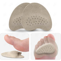 Almohadillas de cuero para el antepié para mujer, almohadillas antideslizantes para el cuidado de los pies, pegatinas para aliviar el dolor, 2 piezas - details 5