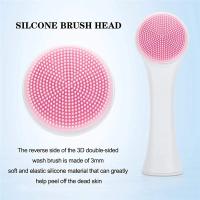 Cepillo de Limpieza Facial de Silicona Suave Cepillo Exfoliante Manual de Masaje Facial con Doble Cara - details 9