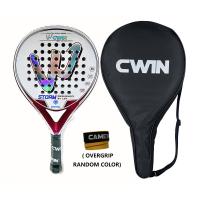 Raqueta de Padel Cwin de Fibra de Carbono Superficie Suave EVA Antideslizante - details 0