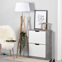 Mueble Zapatero Moderno de 2 Cajones Ajustables Estilo Armario para 8 Pares de Zapatos - details 1