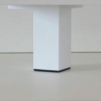 Recibidor Estrecho Zapatero con Patas de Entrada Pasillo, 4 Puertas, Blanco Alto Brillo y Roble Aurora, 8 Pares de Zapatos, Fondo 17cm, 97x98 (Alto x Ancho) Modelo Kay - details 3