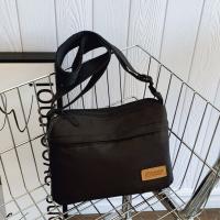 Bolso cuadrado portátil de estilo coreano para mensajes, bolso cruzado de nailon de Color sólido informal, bolso de hombro deportivo de gran capacidad para exteriores - details 1