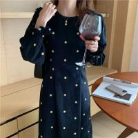 Vestido de manga larga para mujer, traje Vintage bohemio para fiesta y otoño, Y2k - details 12