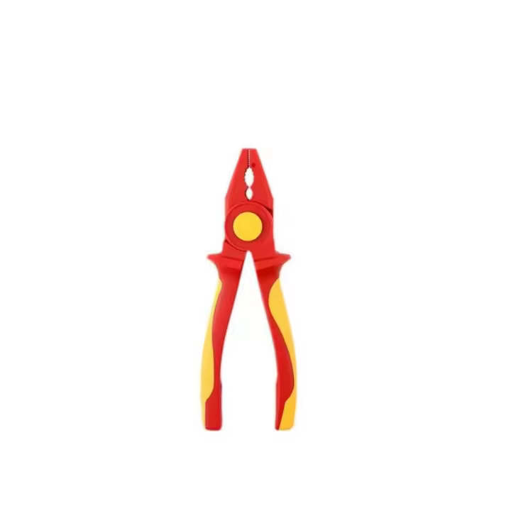 Mini alicates de plástico para manualidades, alicates de corte de alambre multiusos, alicates aislados de punta fina de alto voltaje de 1000V para abalorios - 1