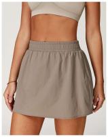 Pantalones cortos deportivos de cintura alta para mujer, faldas deportivas de Yoga Fiess, falda de tenis de Golf para correr de secado rápido, ropa de verano - details 4