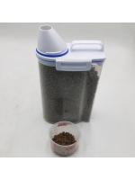 Tarro de Almacenamiento de Alimento para Mascotas de Plástico 2kg A Prueba de Humedad - details 8