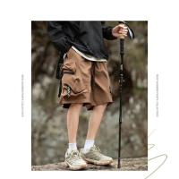 Verano al aire libre de tres a prueba de pantalones cortos de carga americana funcional viento impermeable deportes pantalones cortos sueltos de los hombres - details 7