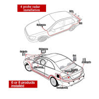 Kit de Sensor de estacionamiento de Video para automóvil, asistencia de Radar de respaldo inverso, Monitor automático, pantalla Digital, alarma de alerta de zumbador - details 3