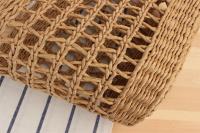 Bolso hecho a mano para mujer, bolsa de un hombro con tejido de hierba, estilo bosque, ocio, playa, novedad de Instagram - details 7