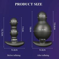 Iatable-juguetes masajeadores de próstata, vibrador potente para hombres y mujeres, tapón Anal, Control remoto inalámbrico, juguete sexual para adultos 18 - details 8