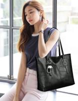 Bolso de mano de gran capacidad con cremallera cuadrada Horizontal para mujer, bolso de hombro de moda, nuevo, 2024 - details 22