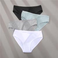 Bragas de algodón con diseño de Jacquard para mujer, ropa interior Sexy, lencería femenina, bragas íntimas de Color sólido para mujer - details 21