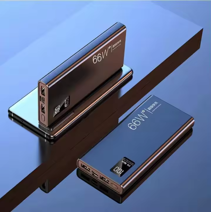 PowerBank portátil delgado para exteriores con indicador de potencia LED, carga rápida, 50000 mAh, 66W, 5V3A - 1