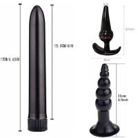 Juego de Silicona Leten 4/5/7/8Pcs Combinación de Plug Anal Rétrico Vaginal - details 2