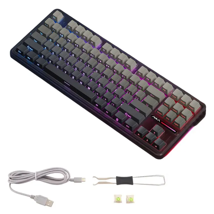 Teclado Mecánico Inalámbrico Aula-Teclado F87pro 87 Teclas, Intercambio en Caliente, Bluetooth, Modos de Juego de Ordenador - 1