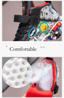 Zapatillas de deporte de alta calidad para niños y niñas, zapatos informales para correr, zapatillas de tenis deportivas de cuero con dibujos animados, a la moda - details 5