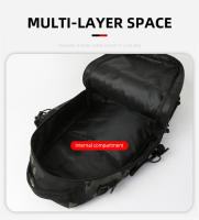 Mochila táctica militar Molle para hombre, bolso multifuncional para acampar, escalar, senderismo, un solo hombro - details 3