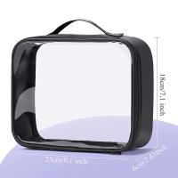 Bolsa de Viaje Portátil Organizador de Cosméticos Impermeable Grande Pocete de Almacenamiento de Maquillaje Transparente para Mujeres - details 3