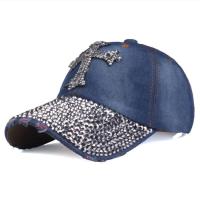 Gorra de béisbol Y2K con diamantes de imitación cruzados, gorra de vaquero personalizada - details 9