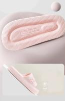 Zapatos de casa de interior de fondo plano de verano para mujer con zapatillas sandalias y zapatillas de baño antideslizantes - details 4