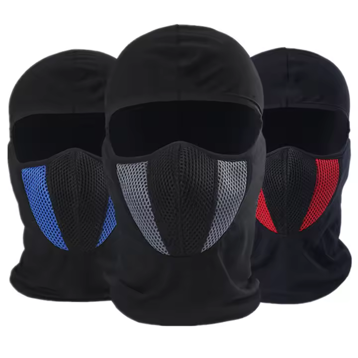 Máscara Completa Transpirable para Motocicleta Balaclava para Moto y Motocross - 1