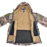 Uniforme, camuflaje negro, chaqueta impermeable. - details 4