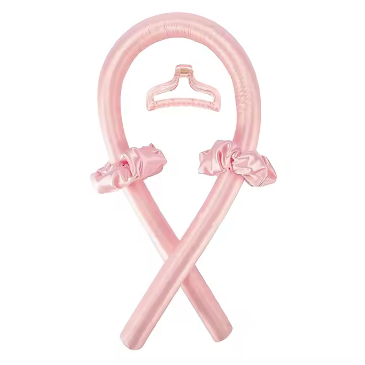 Un set de rizadores sin calor, lazy curlers, herramientas para el cabello DIY para usar durante la noche. - 1